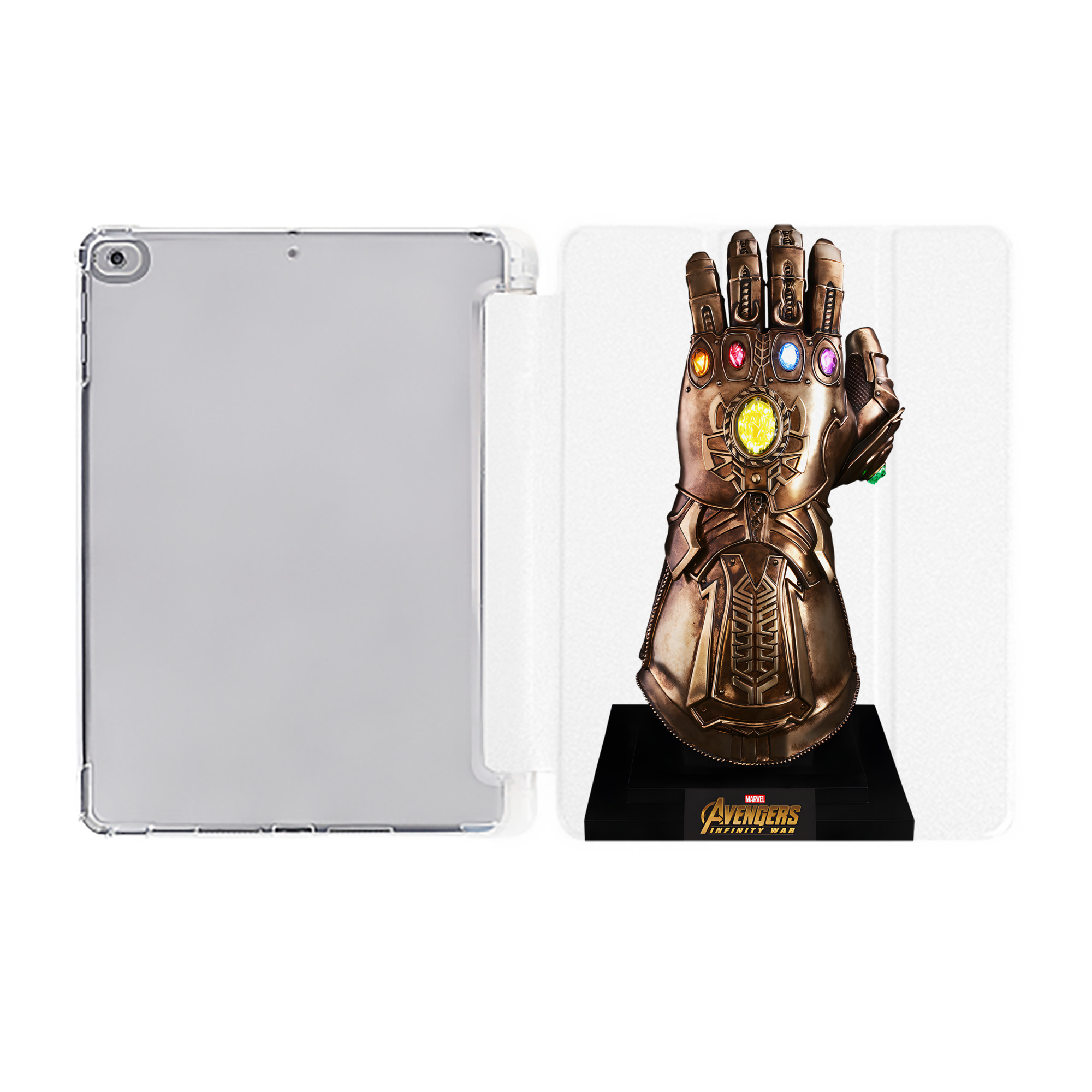 （画像用） アベンジャーズ The Avengers IPad ケース ペン収納付き 三つ折りスタンド PUレザー×シリコン 対応機種9.5/10.5/10.9インチ